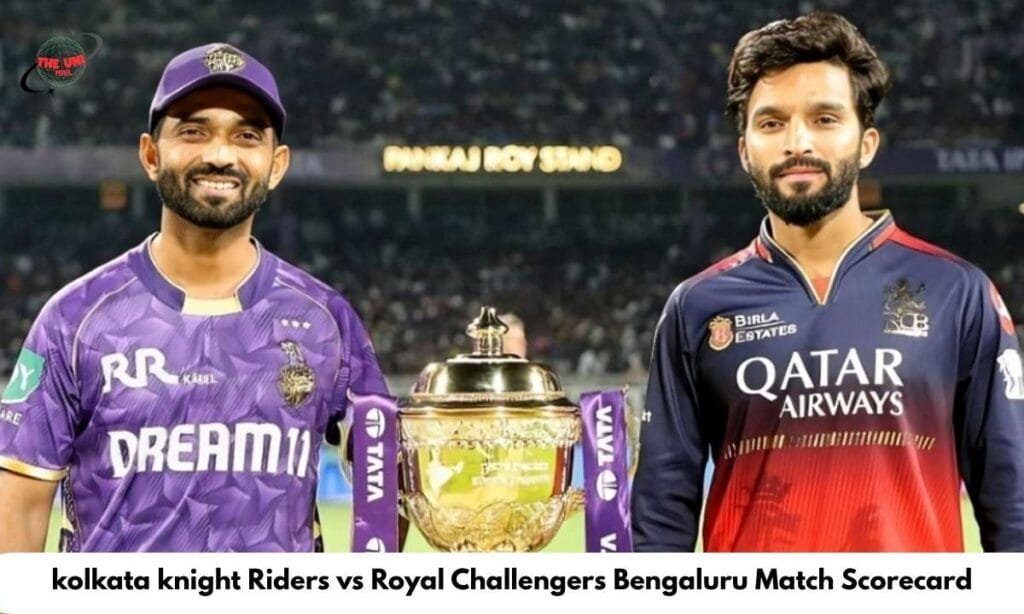 kolkata knight Riders vs Royal Challengers Bengaluru Match Scorecard